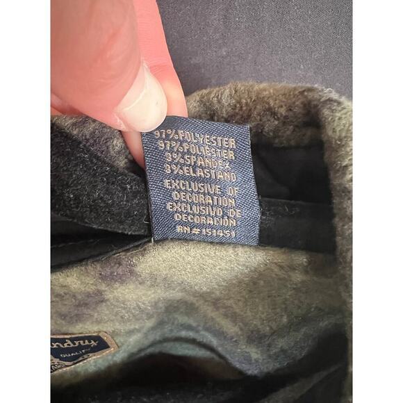 Mens Flannel Shirt, Freedom Foundry, Green/Black, Button Up, NWT, Large - Picture 7 of 7